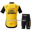 Completo Maglia Ciclismo + Pantaloncino 2018 LottoNL-Jumbo N001